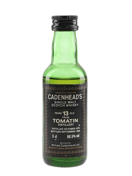 Tomatin 1976 13 Year Old Bottled 1990 - Cadenhead's 5cl / 60.5%