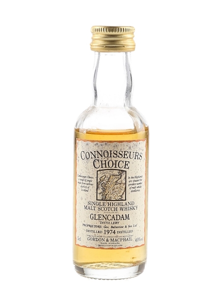 Glencadam 1974 Connoisseurs Choice Bottled 1990s - Gordon & MacPhail 5cl / 40%