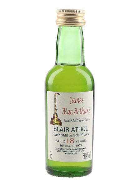 Blair Athol 1977 18 Year Old James MacArthur's 5cl / 50.4%