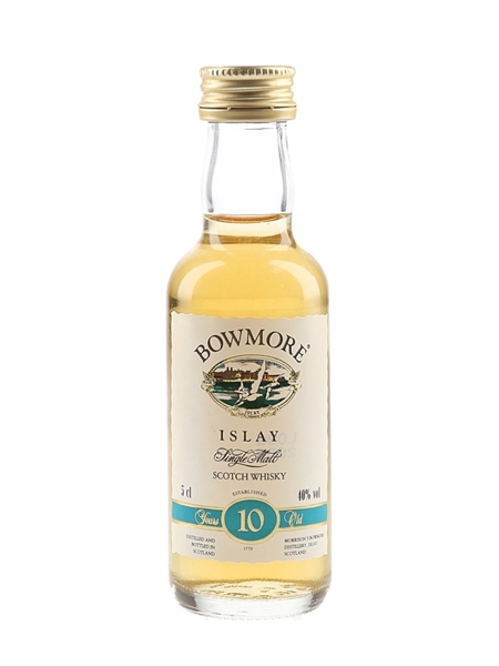 Bowmore 10 Year Old Bottled 1990s 5cl / 40%