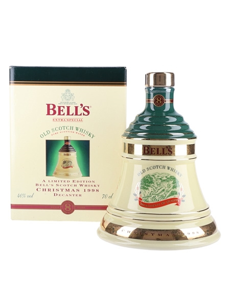 Bell's Christmas 1998 Ceramic Decanter Ingredients of Quality 70cl / 40%