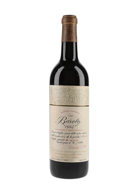 1964 Barolo Riserva Riccarolo Ceretto 72cl / 14%