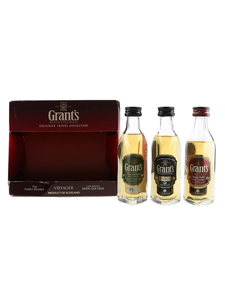 William Grant's Exclusive Travel Collection  3 x 5cl / 40%