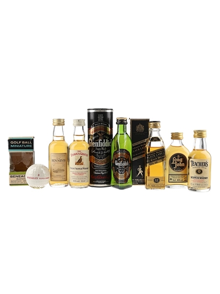 Assorted Blended Scotch Whisky  7 x 2cl-5cl