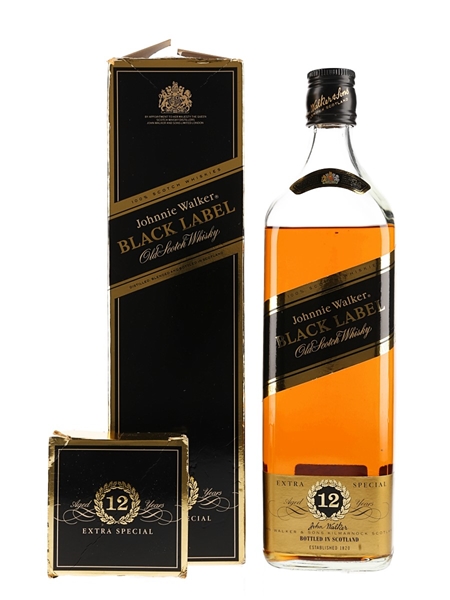 Johnnie Walker Black Label 12 Year Old Bottled 1990s 100cl / 43%