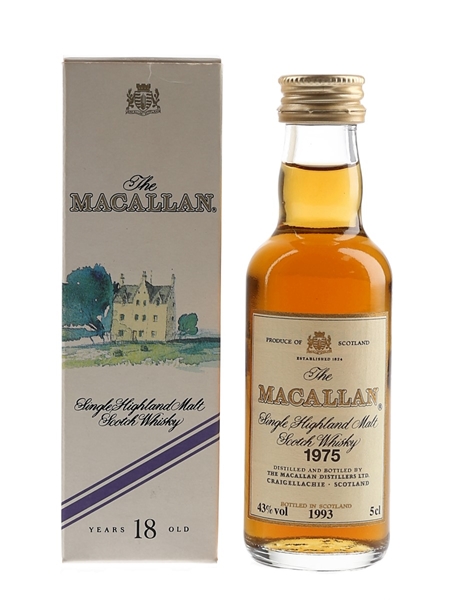 Macallan 1975 18 Year Old Bottled 1993 5cl / 43%