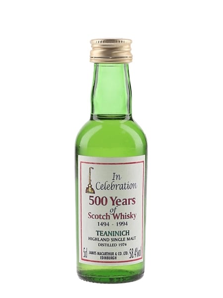 Teaninich 1974 James MacArthur's - 500 Years Of Scotch Whisky 5cl / 58.4%