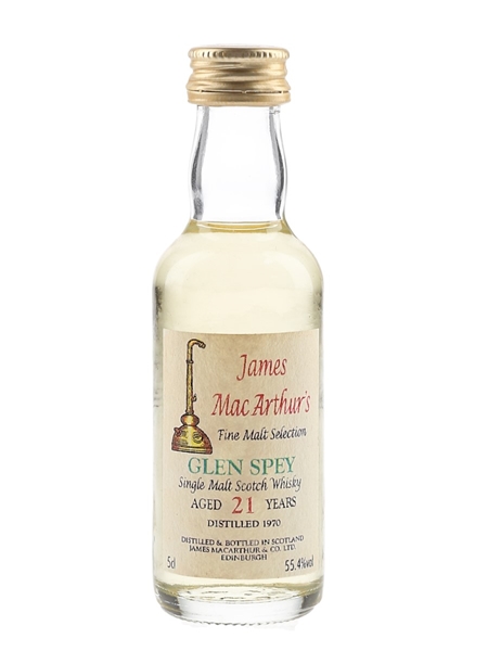 Glen Spey 1970 21 Year Old James MacArthur's 5cl / 55.4%