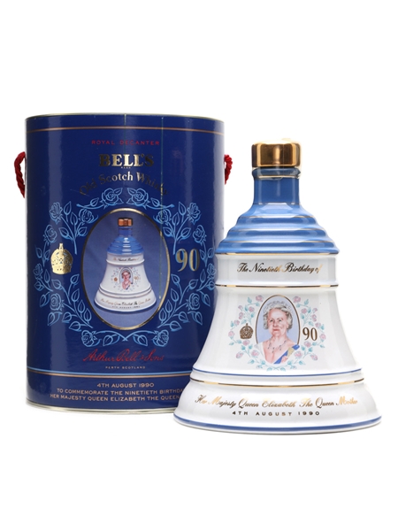 Bell's Ceramic Decanter The Queen Mother's 90th Birthday 75cl / 43%