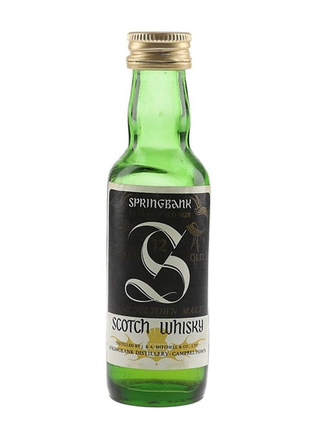 Springbank 12 Year Old Bottled 1970s 3.7cl