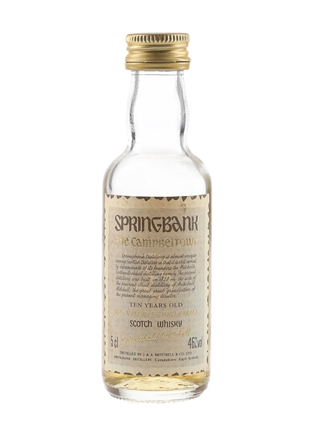 Springbank 10 Year Old The Campbeltown Bottled 1990s 5cl / 46%