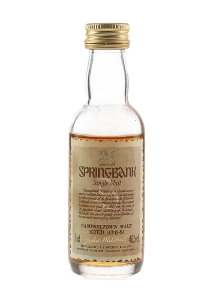 Springbank 21 Year Old Bottled 1990s 5cl / 46%