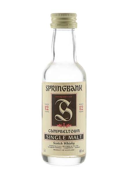 Springbank 12 Year Old Bottled 1990s 5cl / 46%