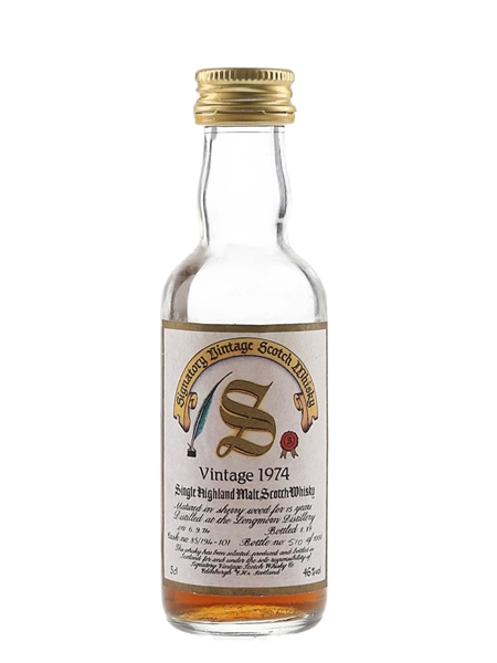 Longmorn 1974 15 Year Old Bottled 1989 - Signatory Vintage 5cl / 46%