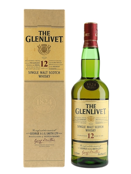 Glenlivet 12 Year Old Bottled 2000s 70cl / 40%