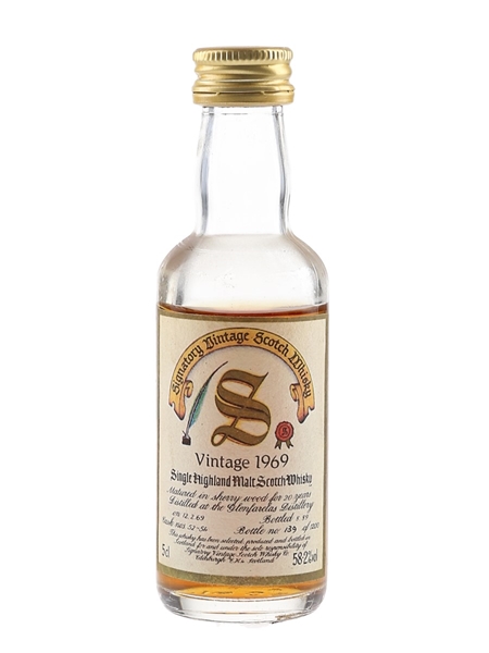 Glenfarclas 1969 20 Year Old Bottled 1989 - Signatory Vintage 5cl / 58.2%