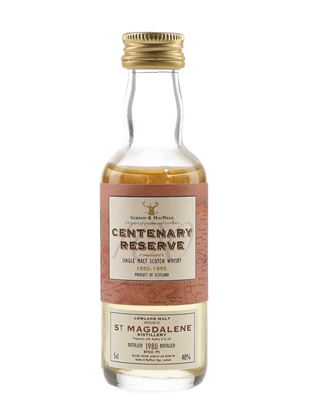 St Magdalene 1980 Centenary Reserve Bottled 1995 - Gordon & MacPhail 5cl / 40%