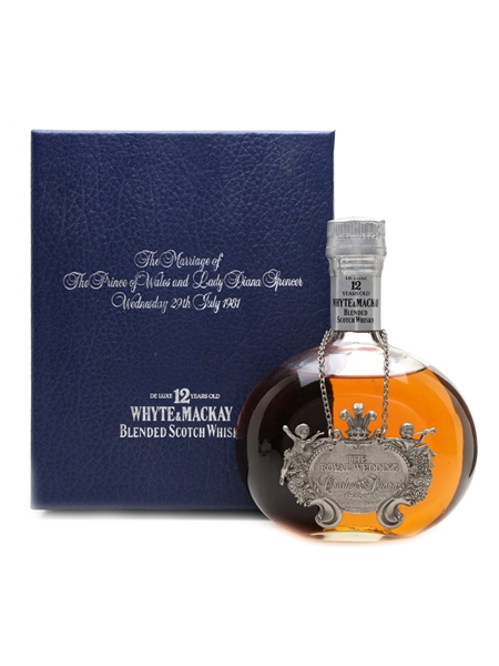 Whyte & Mackay 12 Year Old The Royal Wedding 1981 75cl / 40%