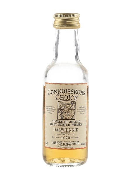 Dalwhinnie 1970 Connoisseurs Choice Bottled 1980s - Gordon & MacPhail 5cl / 40%