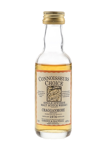 Cragganmore 1976 Connoisseurs Choice Bottled 1990s - Gordon & MacPhail 5cl / 40%