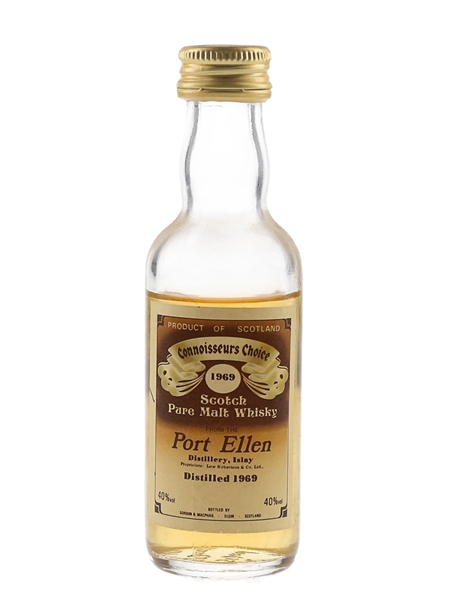 Port Ellen 1969 Connoisseurs Choice Bottled 1980s - Gordon & MacPhail 5cl / 40%