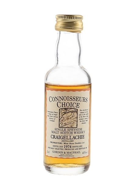 Craigellachie 1974 Connoisseurs Choice Bottled 1994 - Gordon & MacPhail 5cl / 40%