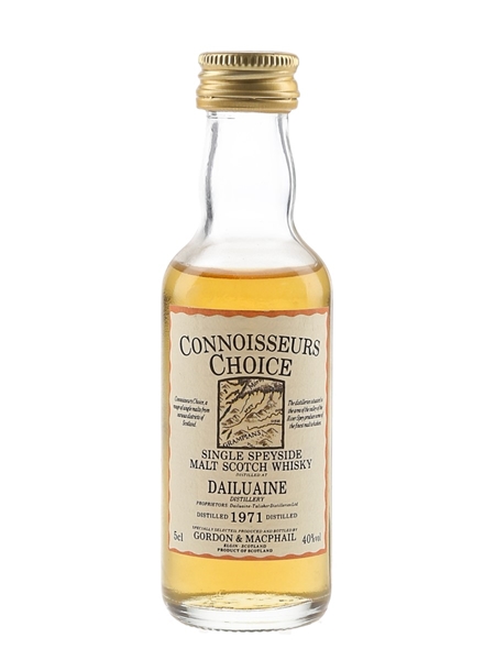 Dailuaine 1971 Connoisseurs Choice Bottled 1990s - Gordon & MacPhail 5cl / 40%