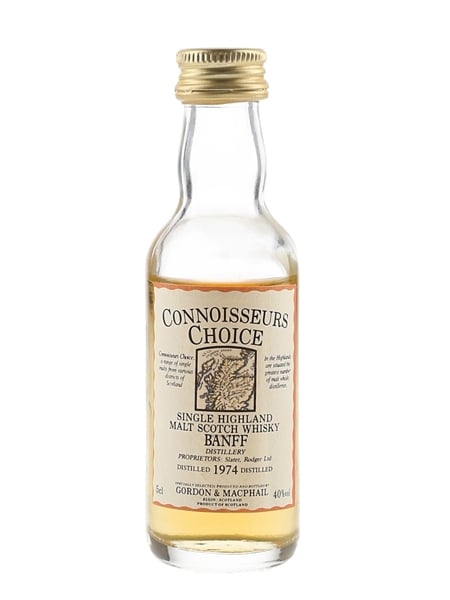 Banff 1974 Connoisseurs Choice Bottled 1990s - Gordon & MacPhail 5cl / 40%