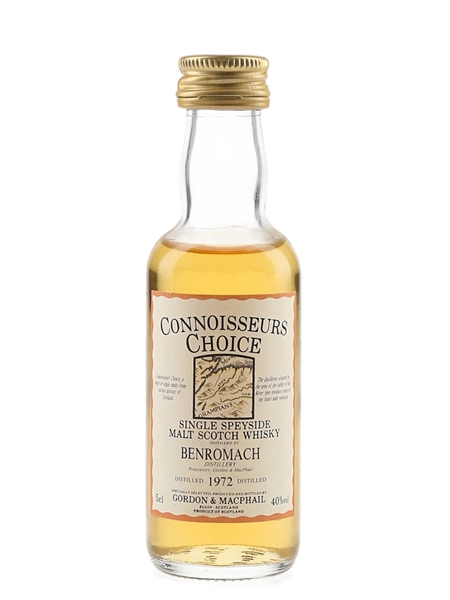 Benromach 1972 Bottled 1990s - Connoisseurs Choice 5cl / 40%