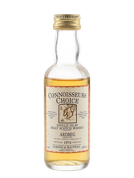 Ardbeg 1974 Connoisseurs Choice Bottled 1990s - Gordon & MacPhail 5cl / 40%