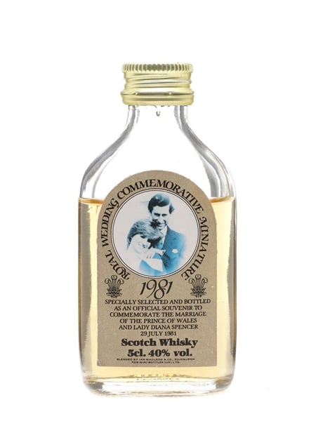 Royal Wedding 1981 Commemorative Miniature 5cl / 40%