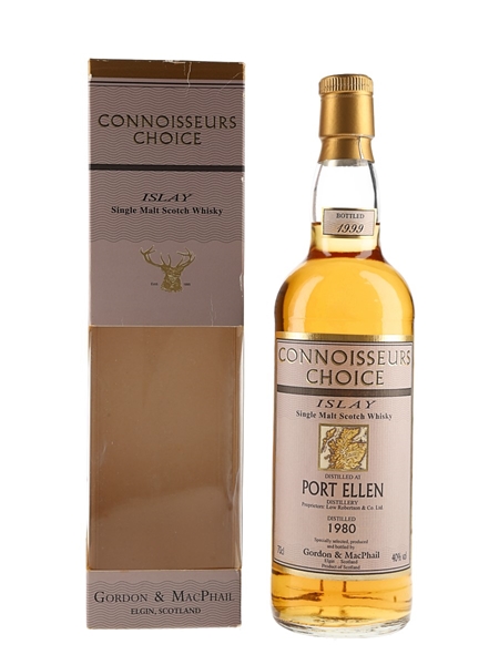 Port Ellen 1980 Connoisseurs Choice Bottled 1999 - Gordon & MacPhail 70cl / 40%