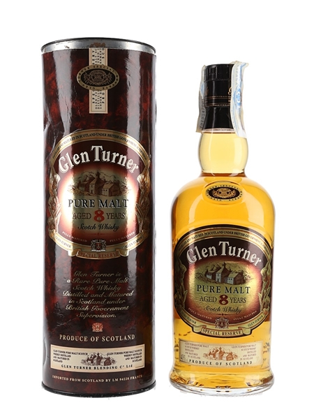 Glen Turner 8 Year Old Pure Malt  70cl / 40%