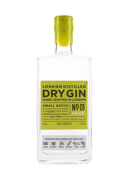 Marks & Spencer London Distilled Dry Gin  70cl / 41.6%