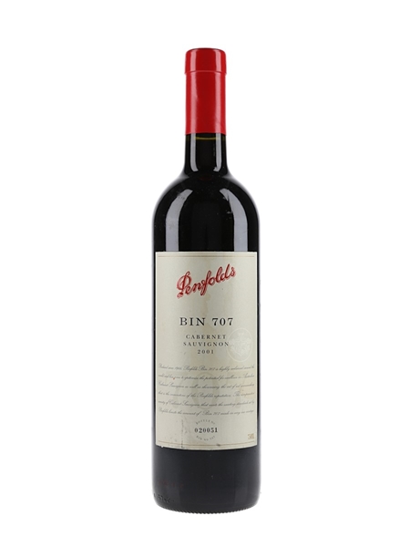 2001 Penfolds Bin 707 Cabernet Sauvignon 75cl / 13.5%