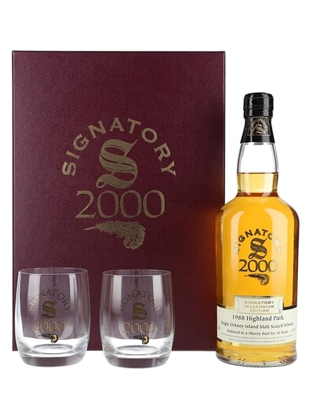 Highland Park 1988 10 Year Old Millenium Edition Signatory Vintage 70cl / 43%