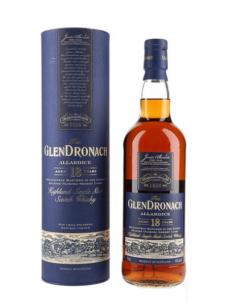 Glendronach 18 Year Old Allardice Bottled 2016 70cl / 46%