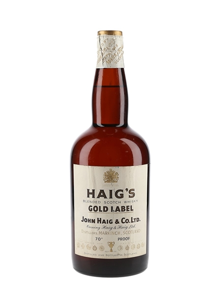 Haig's Gold Label Spring Cap Bottled 1950s-1960s 75cl / 40%