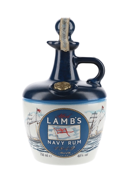 Lamb's Navy Rum Bottled 1980s - Ceramic Decanter 75cl / 40%