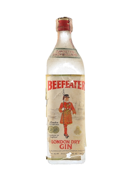 Beefeater London Dry Gin Bottled 1970s - Silva 75cl / 40%