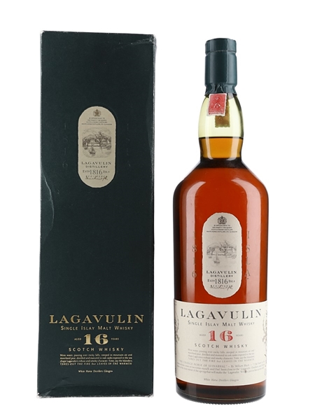 Lagavulin 16 Year Old Bottled 1980s-1990s - White Horse Distillers 100cl / 43%