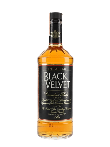 Black Velvet De Luxe Canadian Whisky 1985  100cl  / 40%