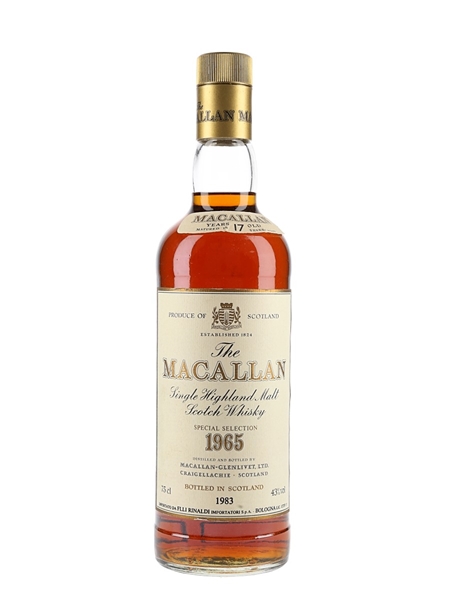 Macallan 1965 17 Year Old Bottled 1983 - Rinaldi 75cl / 43%