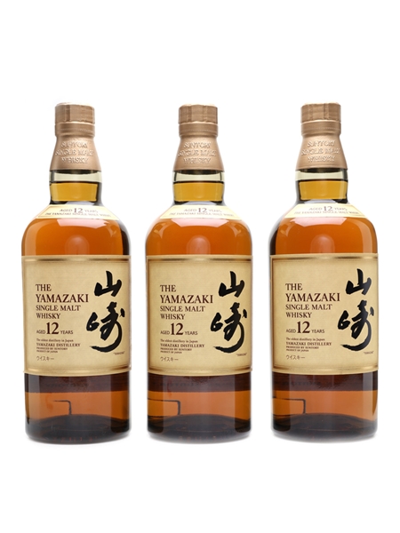 Yamazaki 12 Year Old  3 x 70cl / 43%