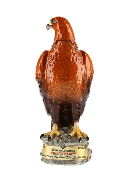 Beneagles Golden Eagle Bottled 1970s - Ceramic Decanter 75cl / 40%