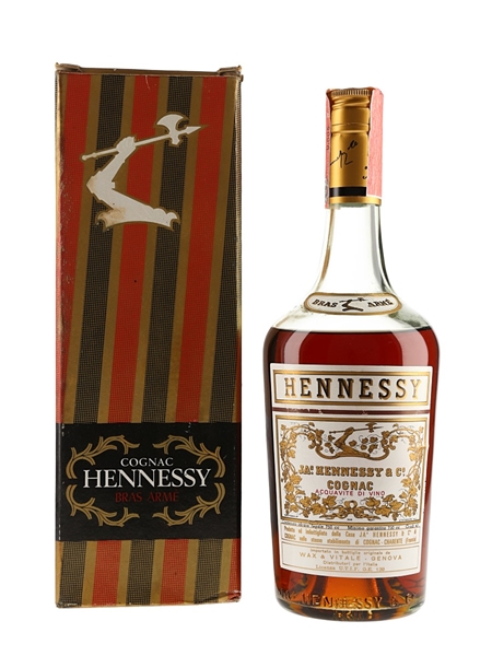 Hennessy Bras Arme Bottled 1960s-1970s - Wax & Vitale 73cl / 40%