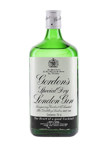 Gordon's Special Dry London Gin Bottled 1980s 75cl / 40%