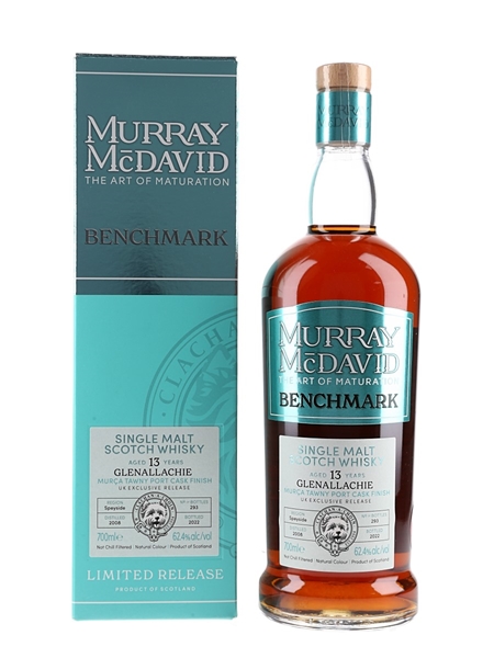 Glenallachie 2008 13 Year Old Bottled 2022 - Murray McDavid - Benchmark 70cl / 62.4%