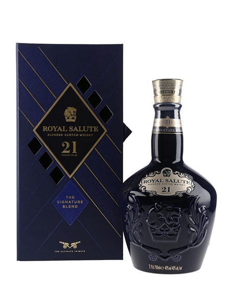 Royal Salute 21 Year Old The Signature Blend Bottled 2021 - Wade Porcelain Flagon 70cl / 40%