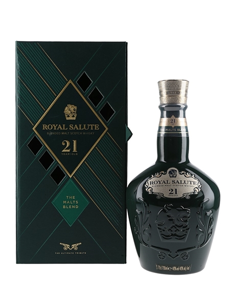 Royal Salute 21 Year Old The Malts Blend Bottled 2022 - Wade Porcelain Flagon 70cl / 40%